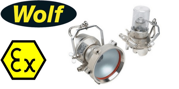 Wolf Airlamp ATEX Turbolite - Zone 1, 2, 21 & 22 Hazardous Area